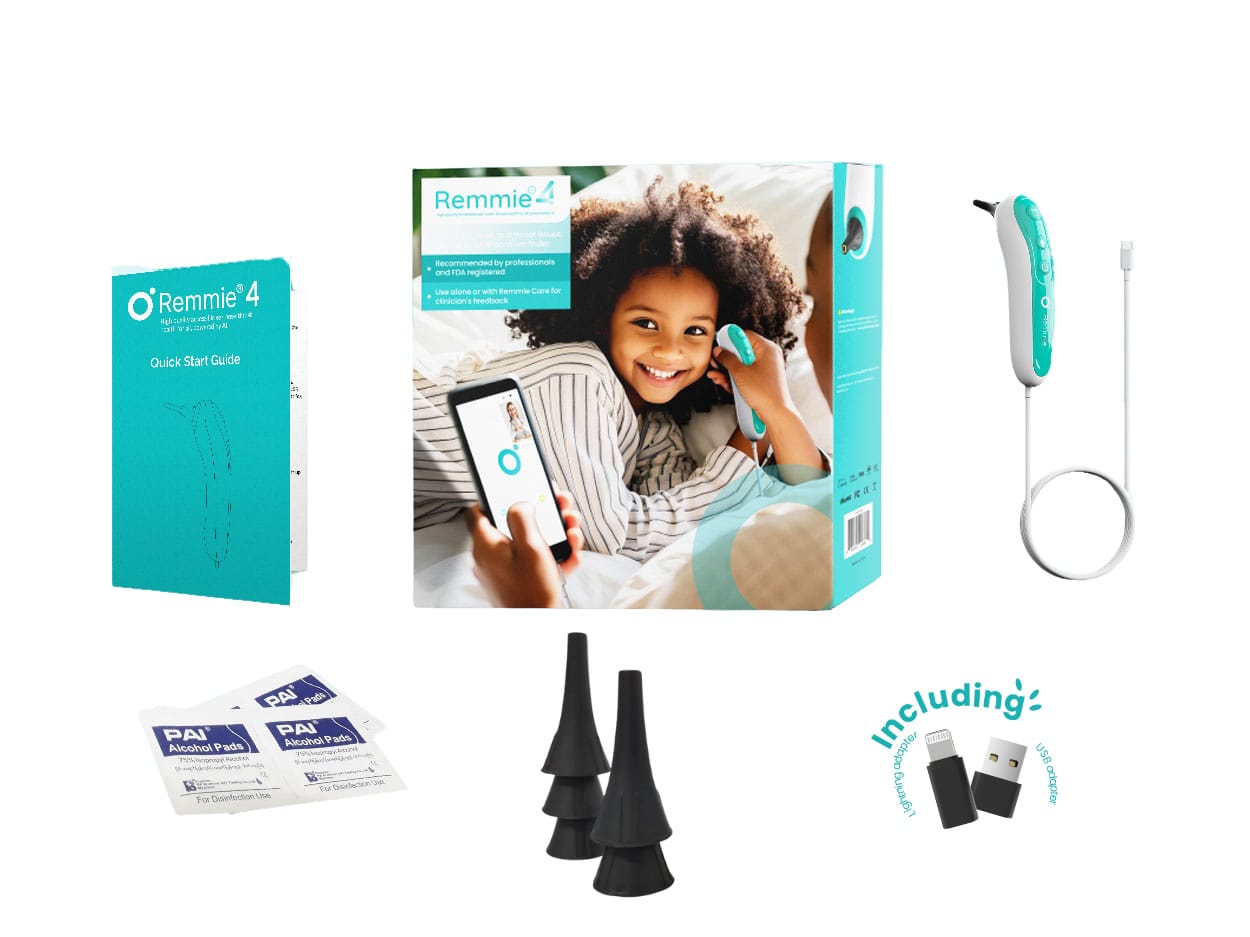 Remmie 4 AI-Powered Digital Otoscope